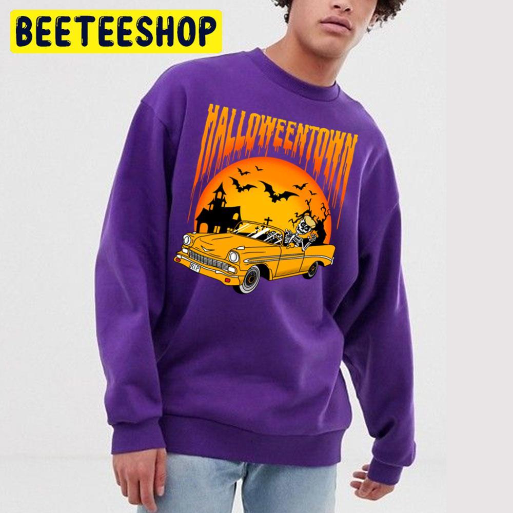 Skull Car Halloweentown Beeteeshop Trending Unisex T-Shirt Skull Car Halloweentown Beeteeshop Trending Unisex T-Shirt
