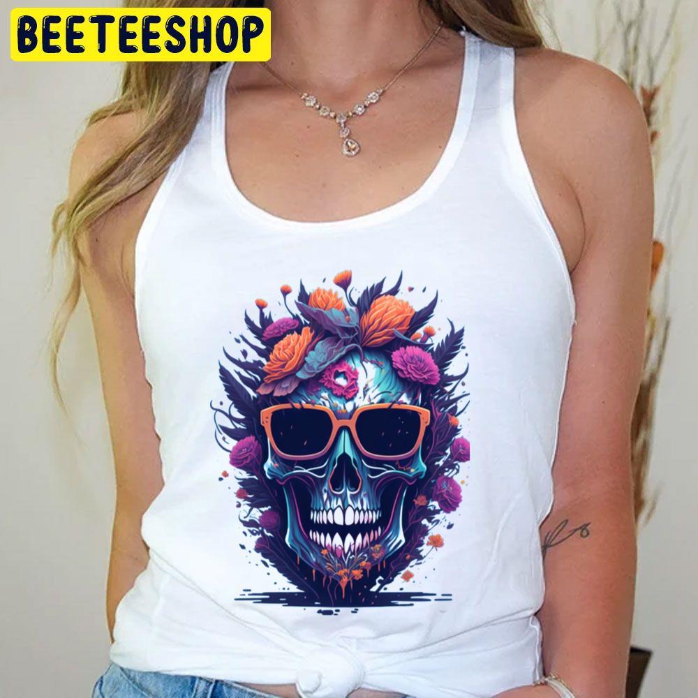 Skull Roses Beeteeshop Trending Unisex T-Shirt Skull Roses Beeteeshop Trending Unisex T-Shirt