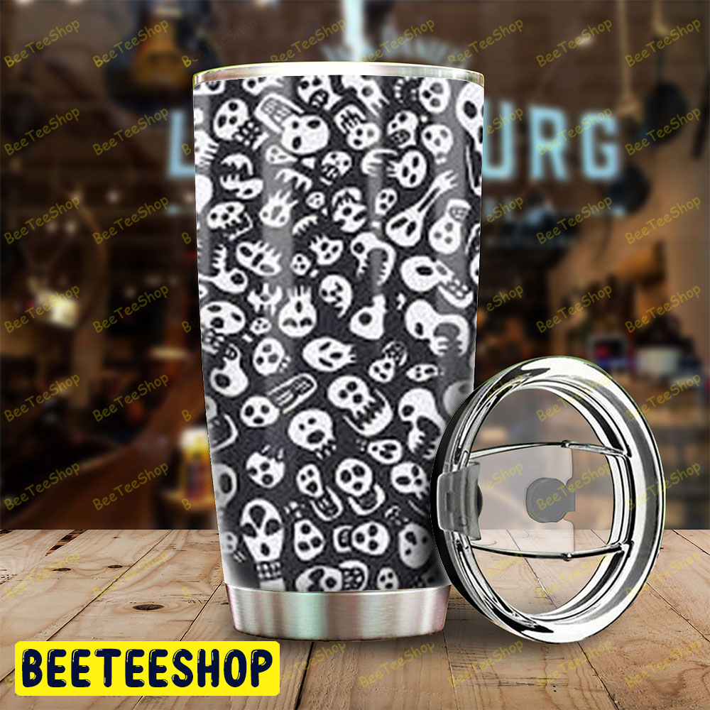 Skulls Boos Halloween Pattern 120 Tumbler Skulls Boos Halloween Pattern 120 Tumbler