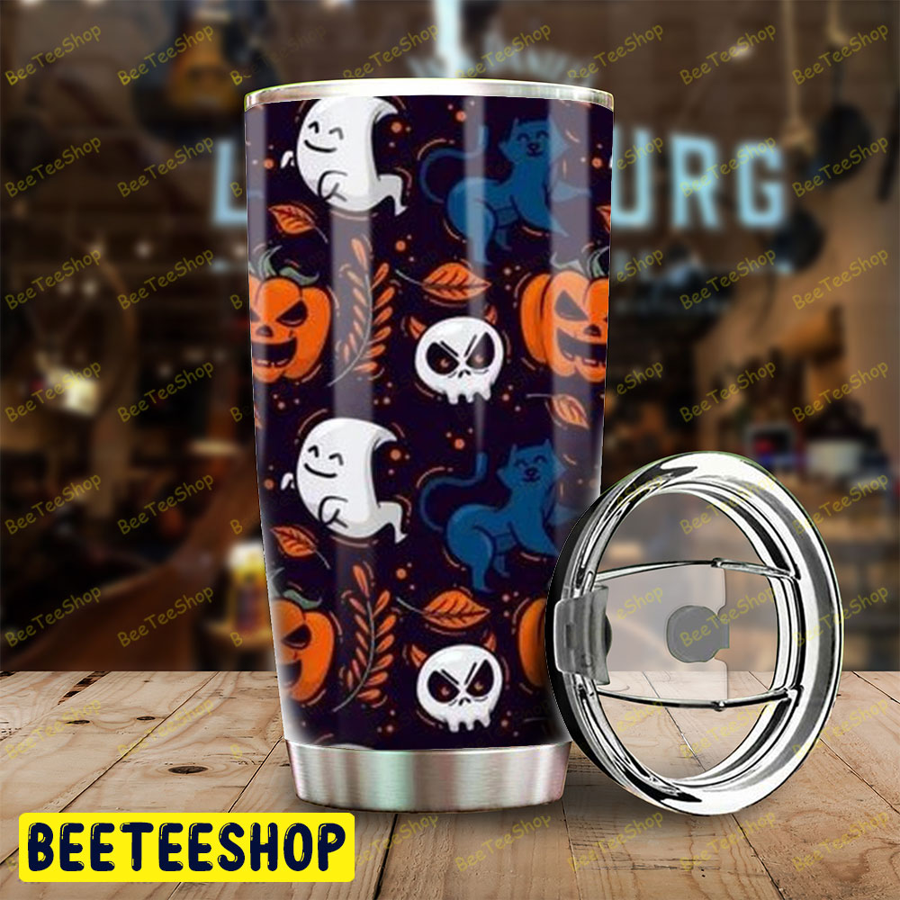Skulls Boos Pumpkins Halloween Pattern 025 Tumbler Skulls Boos Pumpkins Halloween Pattern 025 Tumbler