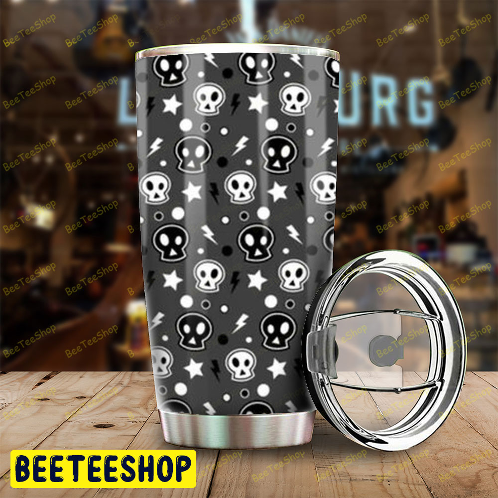 Skulls Halloween Pattern 075 Tumbler Skulls Halloween Pattern 075 Tumbler