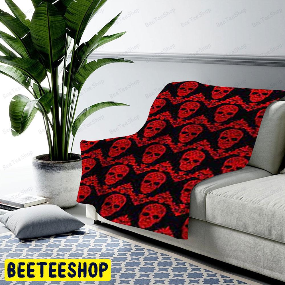 Skulls Halloween Pattern 131 Beeteeshop US Cozy Blanket Skulls Halloween Pattern 131 Beeteeshop US Cozy Blanket