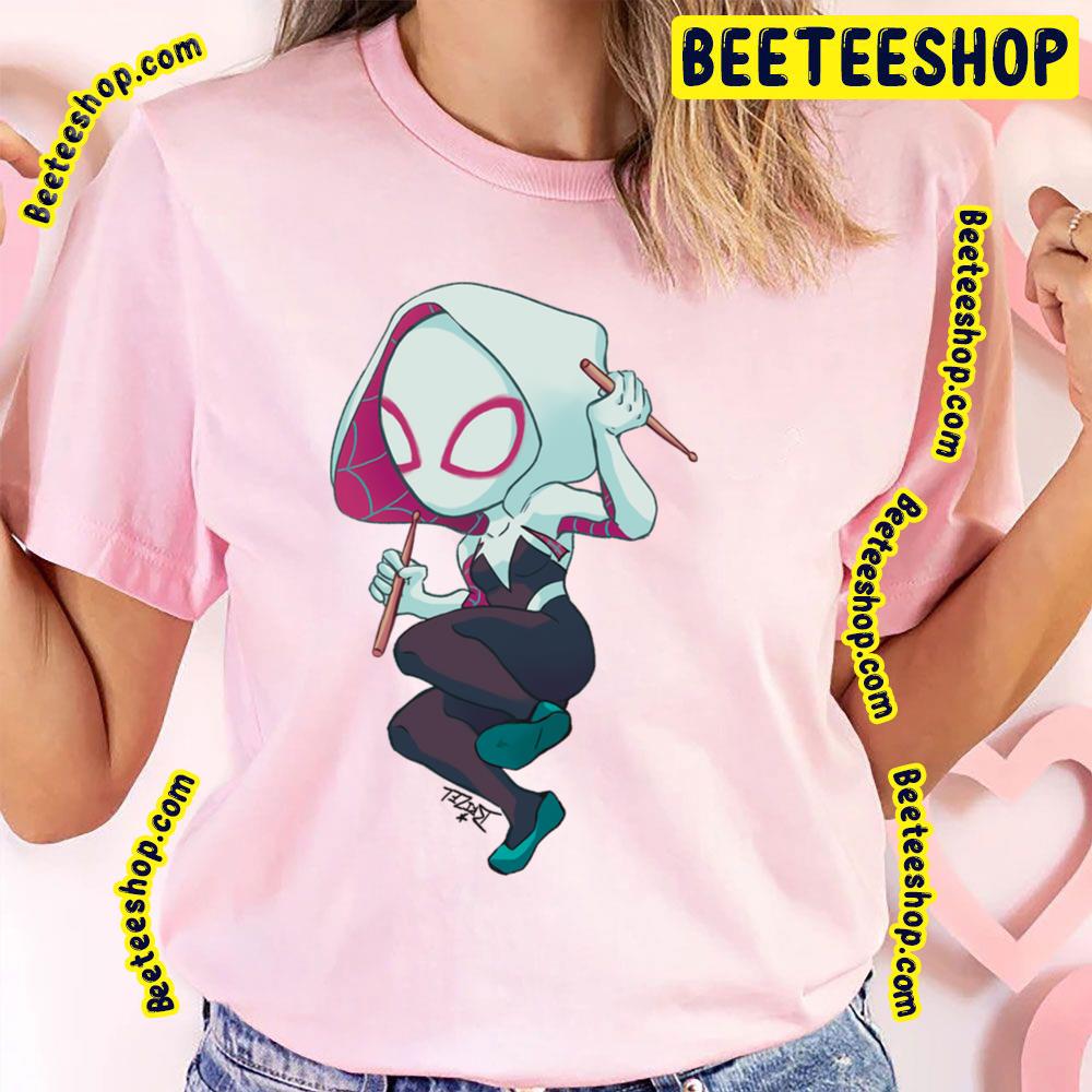 Spider Gwen Spiderverse Movie Trending Unisex T-Shirt Spider Gwen Spiderverse Movie Trending Unisex T-Shirt