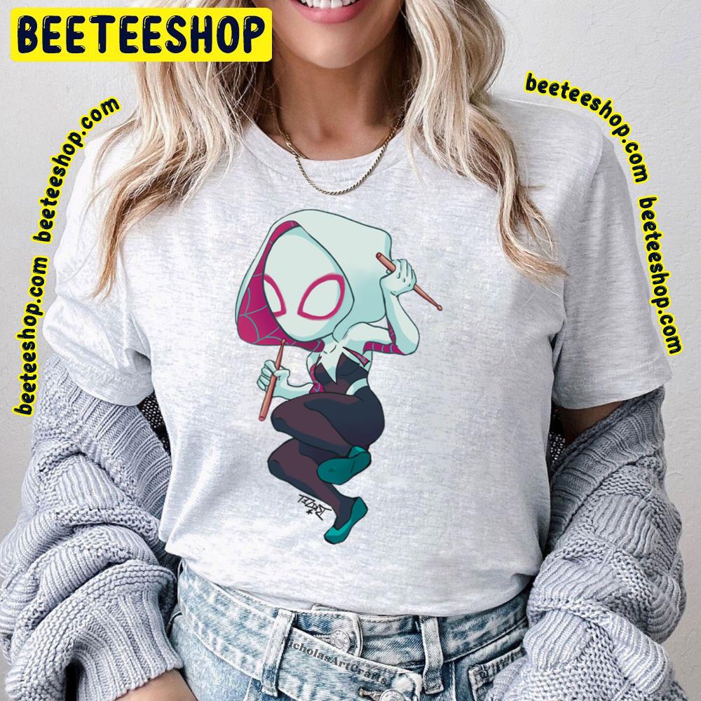 Spider Gwen Spiderverse Movie Trending Unisex T-Shirt Spider Gwen Spiderverse Movie Trending Unisex T-Shirt