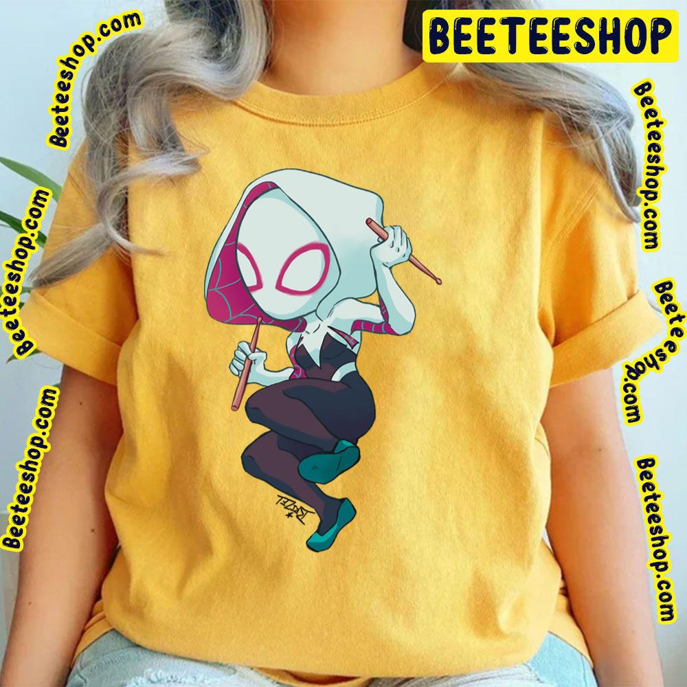 Spider Gwen Spiderverse Movie Trending Unisex T-Shirt Spider Gwen Spiderverse Movie Trending Unisex T-Shirt