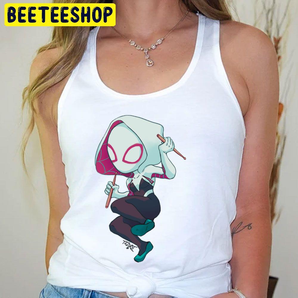 Spider Gwen Spiderverse Movie Trending Unisex T-Shirt Spider Gwen Spiderverse Movie Trending Unisex T-Shirt