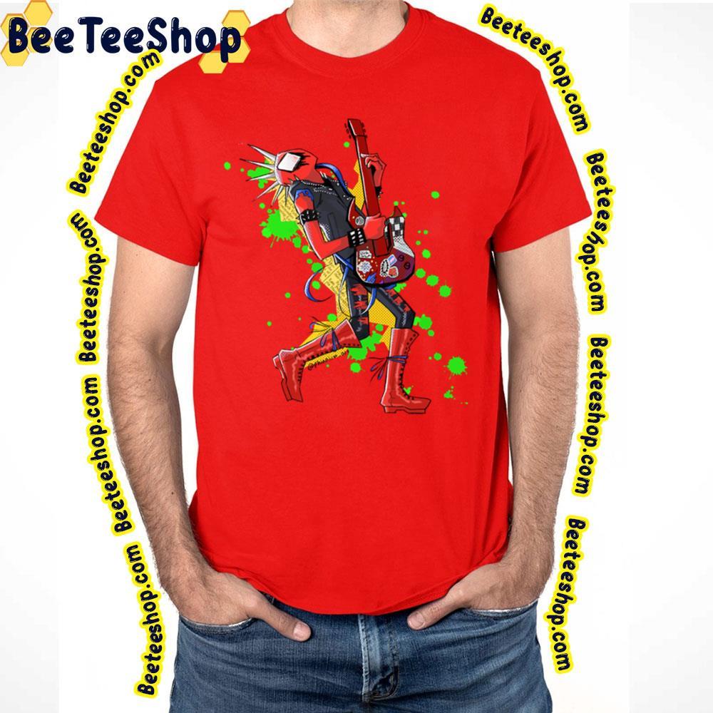 Spider Punk Music Rock Spiderverse Movie Beeteeshop Trending Unisex T-Shirt Spider Punk Music Rock Spiderverse Movie Beeteeshop Trending Unisex T-Shirt