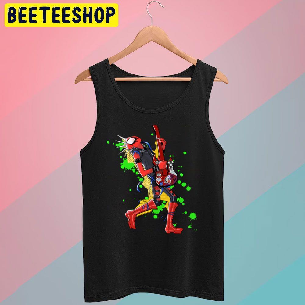 Spider Punk Music Rock Spiderverse Movie Beeteeshop Trending Unisex T-Shirt Spider Punk Music Rock Spiderverse Movie Beeteeshop Trending Unisex T-Shirt
