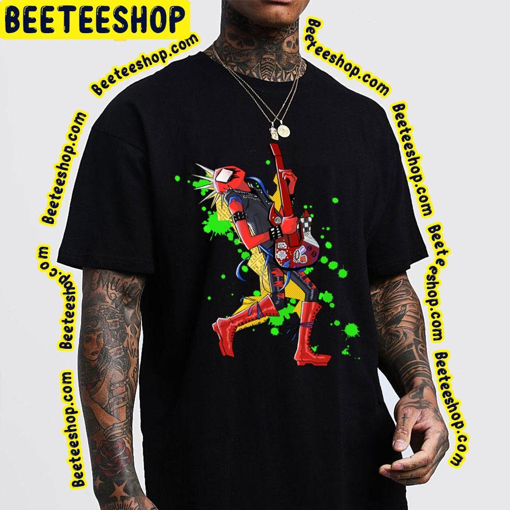 Spider Punk Music Rock Spiderverse Movie Beeteeshop Trending Unisex T-Shirt Spider Punk Music Rock Spiderverse Movie Beeteeshop Trending Unisex T-Shirt