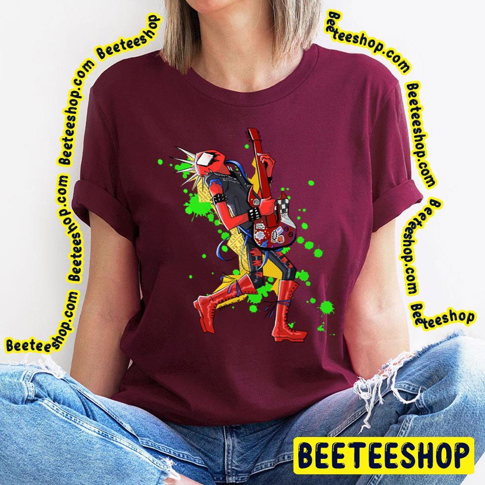Spider Punk Music Rock Spiderverse Movie Beeteeshop Trending Unisex T-Shirt Spider Punk Music Rock Spiderverse Movie Beeteeshop Trending Unisex T-Shirt