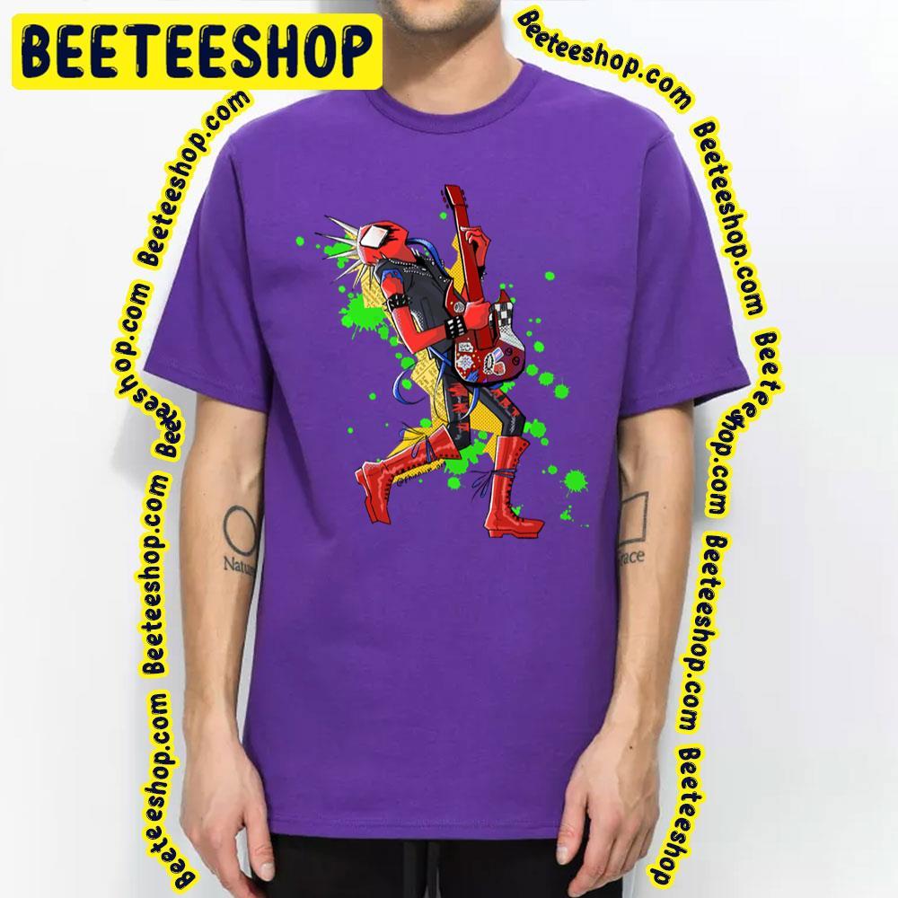 Spider Punk Music Rock Spiderverse Movie Beeteeshop Trending Unisex T-Shirt Spider Punk Music Rock Spiderverse Movie Beeteeshop Trending Unisex T-Shirt