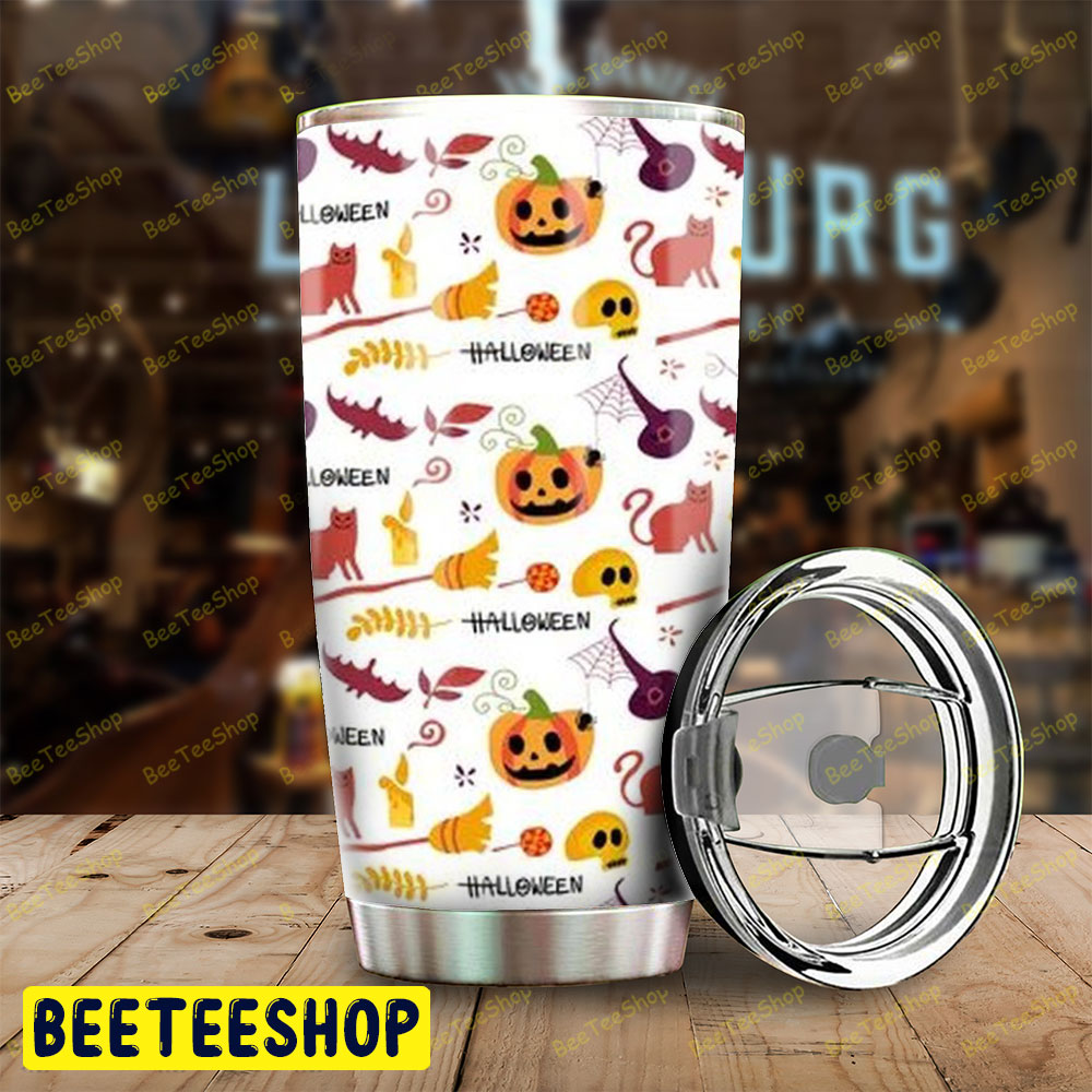 Spiders Bats Pumpkins Halloween Pattern 263 Tumbler Spiders Bats Pumpkins Halloween Pattern 263 Tumbler