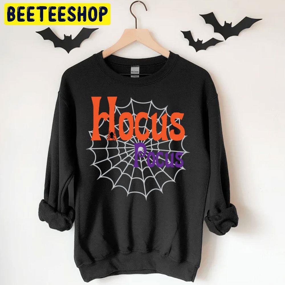 Spiderweb Hocus Pocus Happy Halloween Beeteeshop Trending Unisex T-Shirt Spiderweb Hocus Pocus Happy Halloween Beeteeshop Trending Unisex T-Shirt