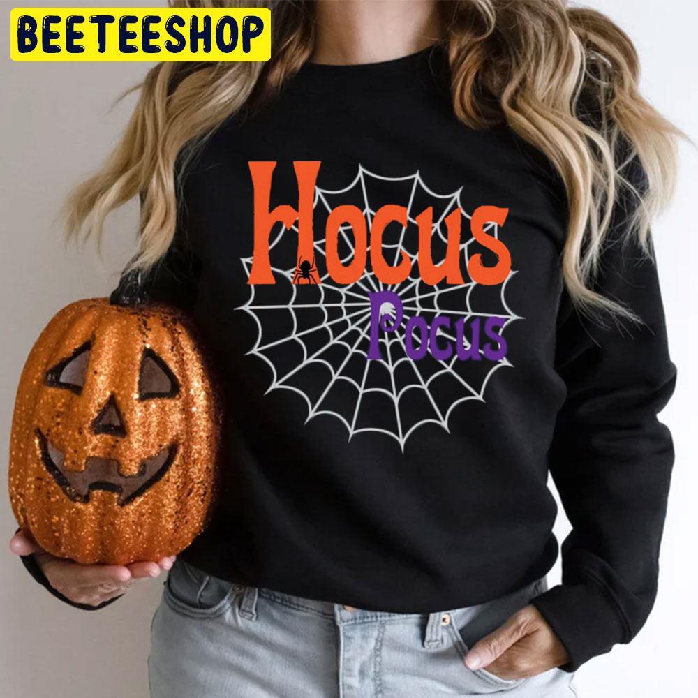 Spiderweb Hocus Pocus Happy Halloween Beeteeshop Trending Unisex T-Shirt Spiderweb Hocus Pocus Happy Halloween Beeteeshop Trending Unisex T-Shirt