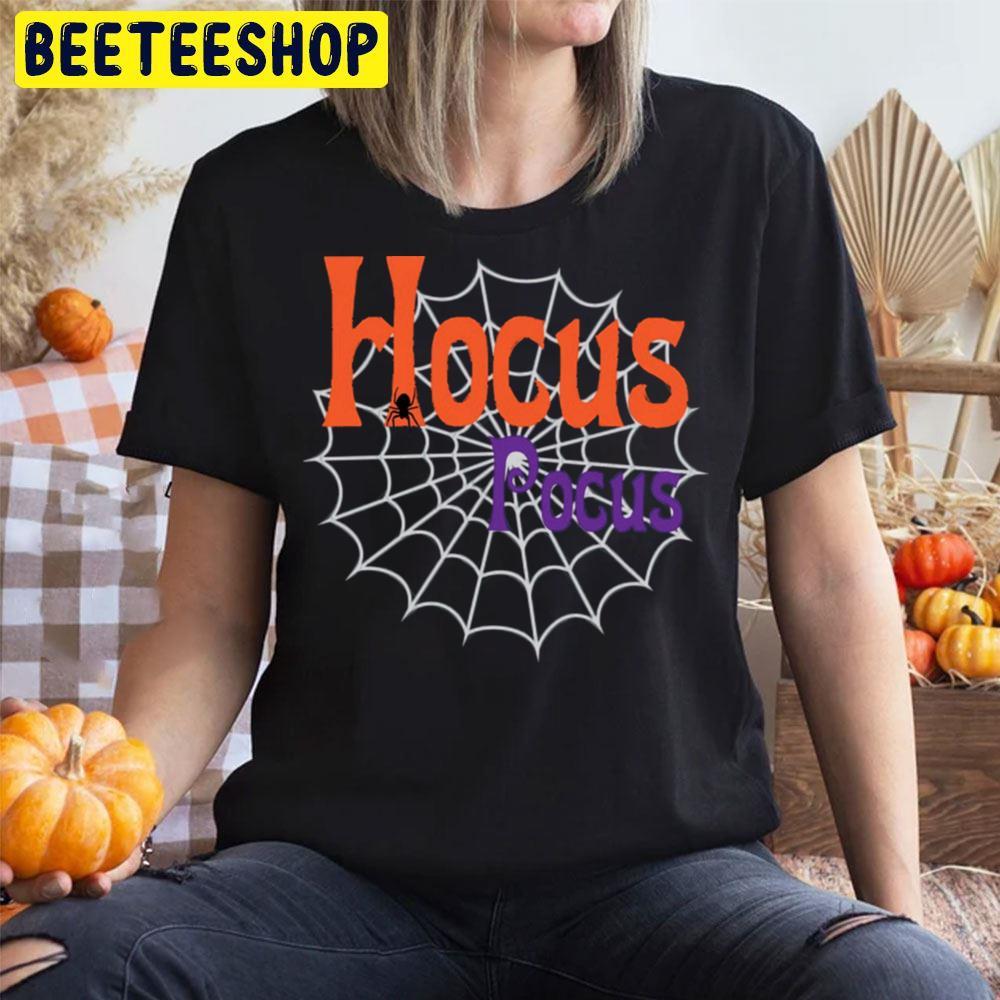 Spiderweb Hocus Pocus Happy Halloween Beeteeshop Trending Unisex T-Shirt Spiderweb Hocus Pocus Happy Halloween Beeteeshop Trending Unisex T-Shirt