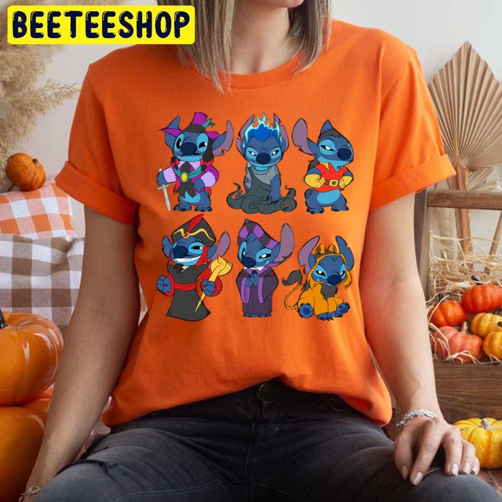 Stitch Dressed Up As A Cartoon Character Halloween Beeteeshop Trending Unisex T-Shirt Stitch Dressed Up As A Cartoon Character Halloween Beeteeshop Trending Unisex T-Shirt
