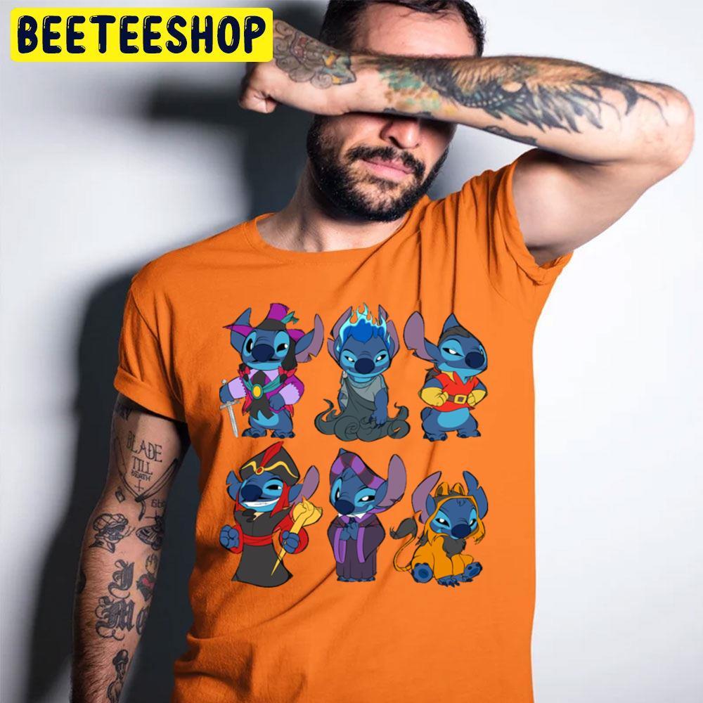Stitch Dressed Up As A Cartoon Character Halloween Beeteeshop Trending Unisex T-Shirt Stitch Dressed Up As A Cartoon Character Halloween Beeteeshop Trending Unisex T-Shirt