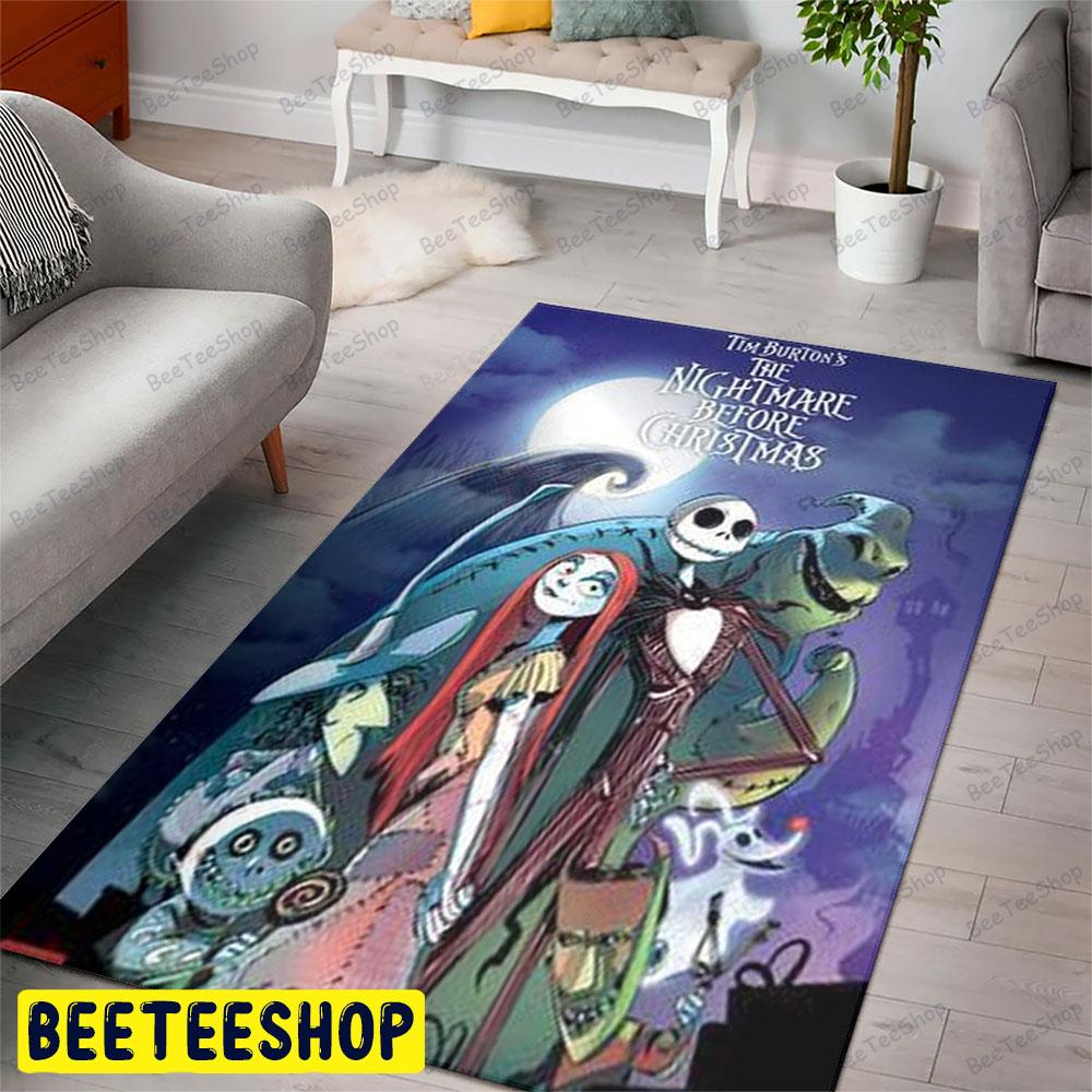 Story Movie The Nightmare Before Christmas Halloween Beeteeshop Rug Rectangle Story Movie The Nightmare Before Christmas Halloween Beeteeshop Rug Rectangle