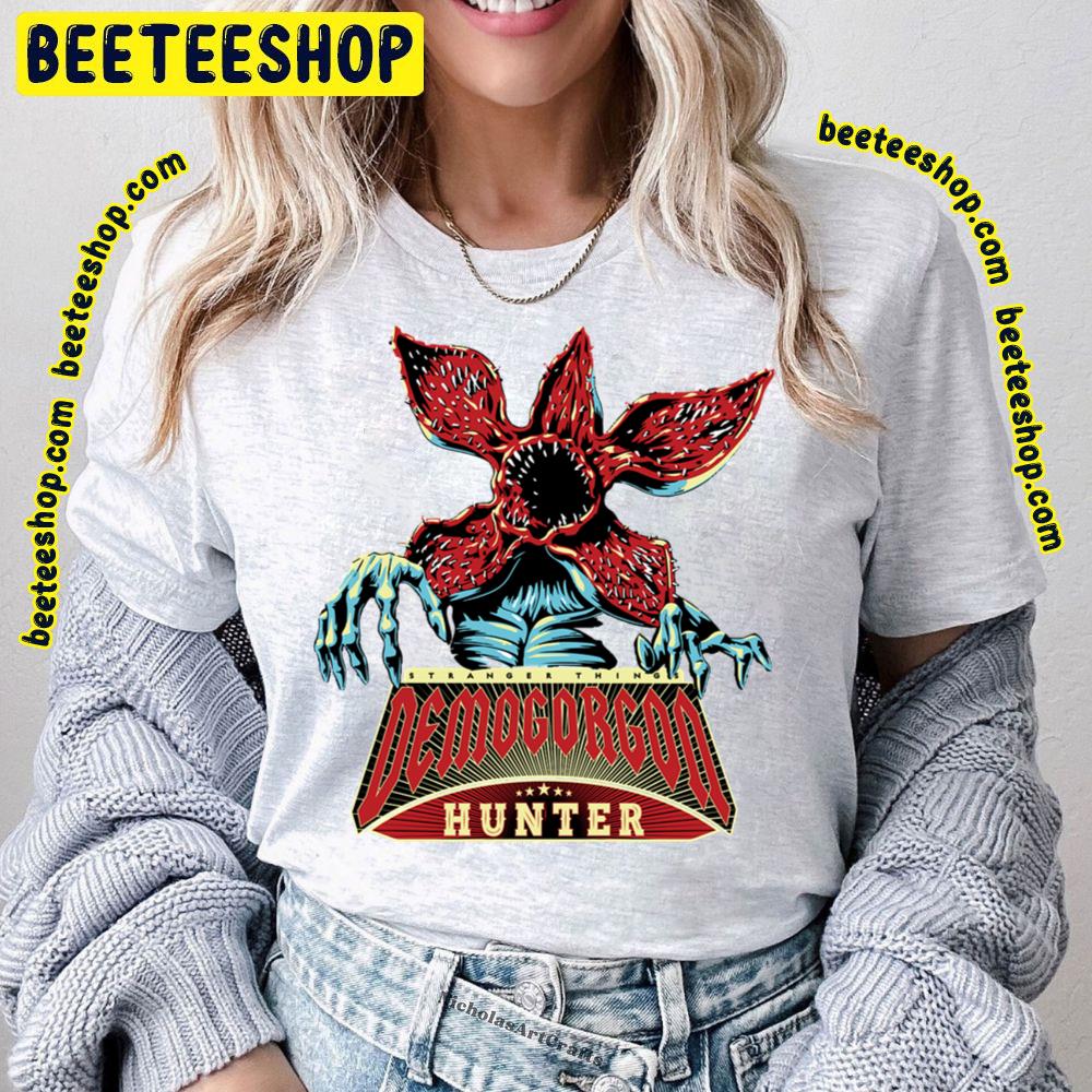Stranger Things Demogorgon Hunter Retro Trending Unisex T-Shirt Stranger Things Demogorgon Hunter Retro Trending Unisex T-Shirt