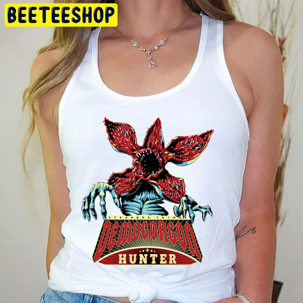 Stranger Things Demogorgon Hunter Retro Trending Unisex T-Shirt Stranger Things Demogorgon Hunter Retro Trending Unisex T-Shirt