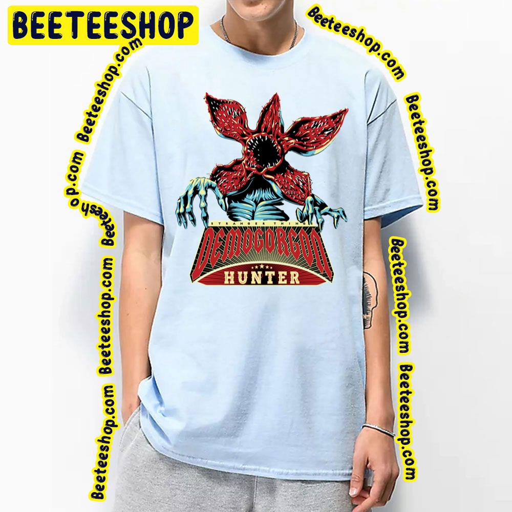 Stranger Things Demogorgon Hunter Retro Trending Unisex T-Shirt Stranger Things Demogorgon Hunter Retro Trending Unisex T-Shirt