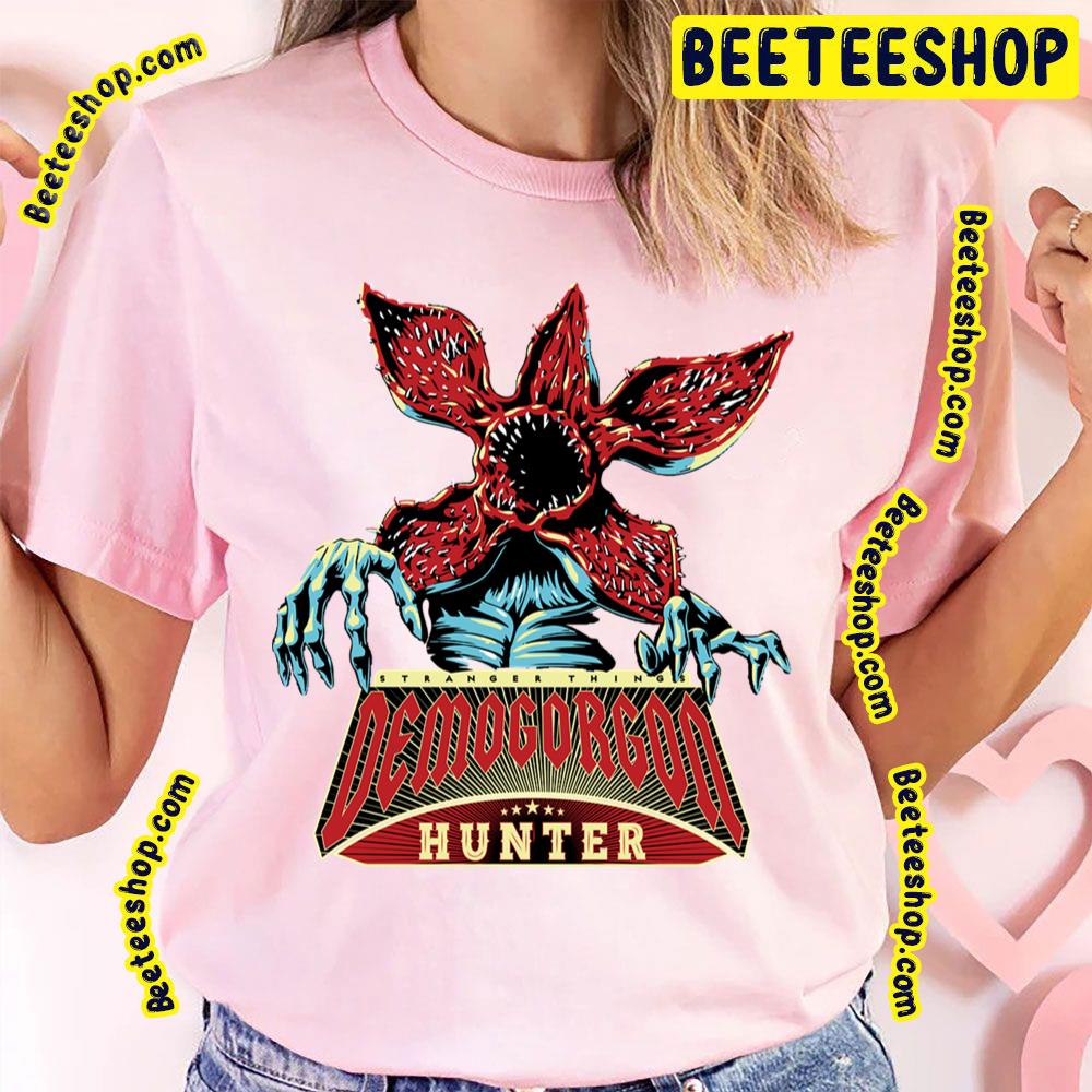 Stranger Things Demogorgon Hunter Retro Trending Unisex T-Shirt Stranger Things Demogorgon Hunter Retro Trending Unisex T-Shirt