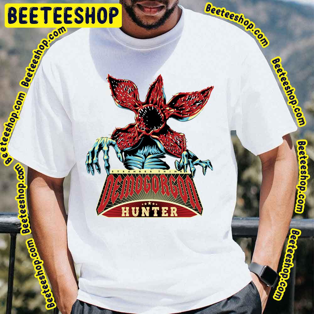 Stranger Things Demogorgon Hunter Retro Trending Unisex T-Shirt Stranger Things Demogorgon Hunter Retro Trending Unisex T-Shirt