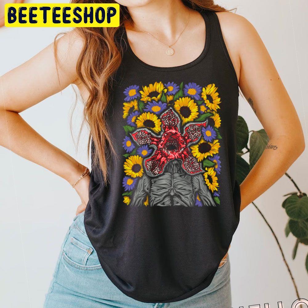 Stranger Things Demogorgon In Hawkins Flowers Beeteeshop Trending Unisex T-Shirt Stranger Things Demogorgon In Hawkins Flowers Beeteeshop Trending Unisex T-Shirt