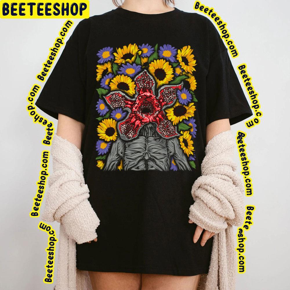 Stranger Things Demogorgon In Hawkins Flowers Beeteeshop Trending Unisex T-Shirt Stranger Things Demogorgon In Hawkins Flowers Beeteeshop Trending Unisex T-Shirt