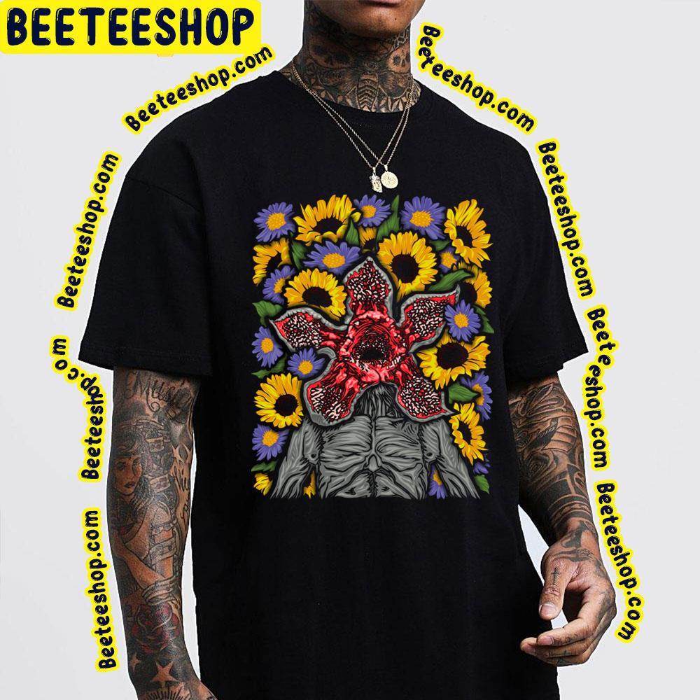 Stranger Things Demogorgon In Hawkins Flowers Beeteeshop Trending Unisex T-Shirt Stranger Things Demogorgon In Hawkins Flowers Beeteeshop Trending Unisex T-Shirt