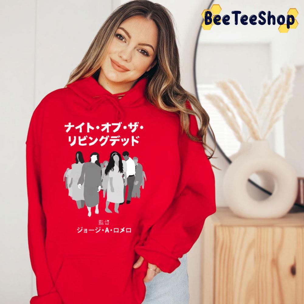 Style Japanese Night Of The Living Dead Happy Halloween Beeteeshop Trending Unisex T-Shirt Style Japanese Night Of The Living Dead Happy Halloween Beeteeshop Trending Unisex T-Shirt