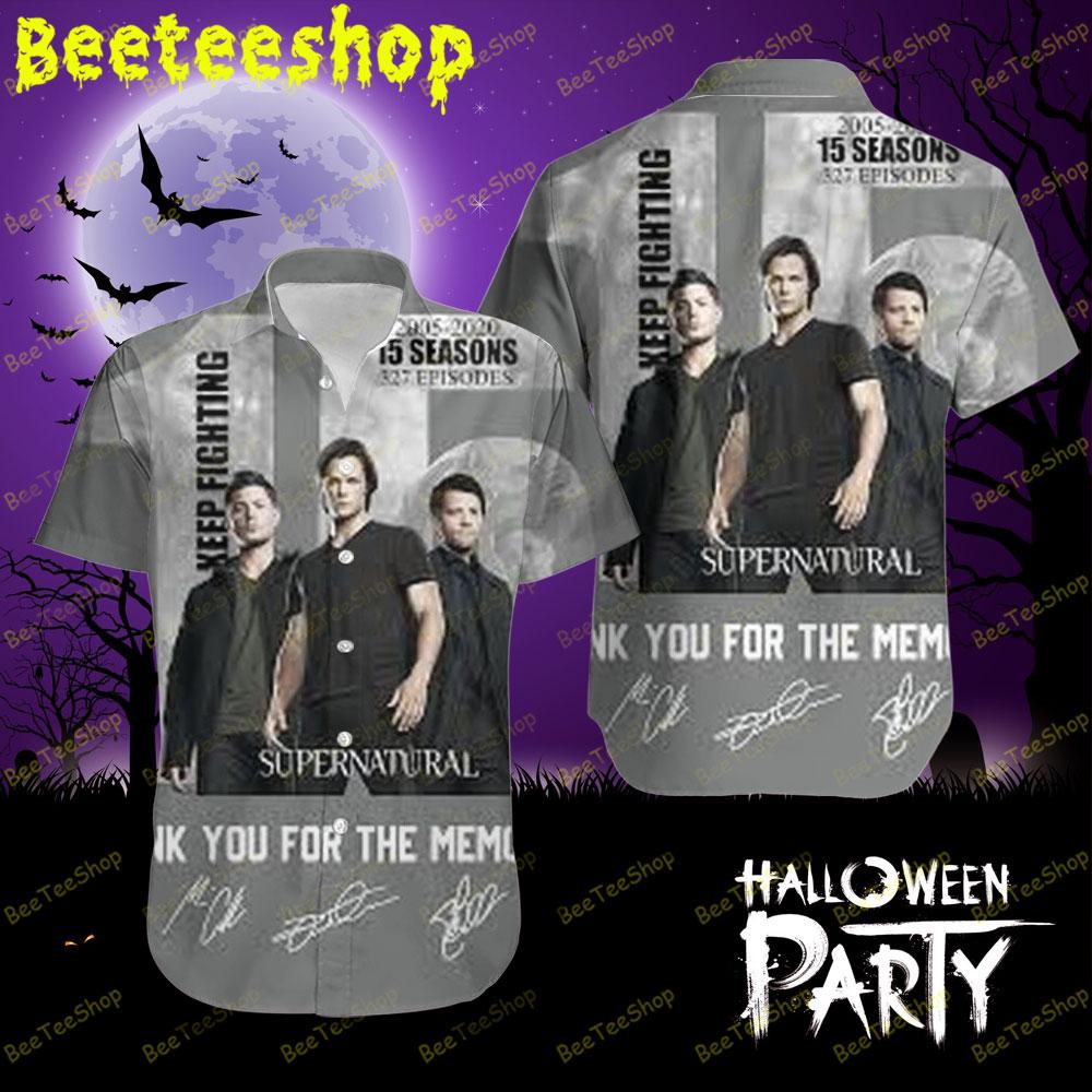 Thank You For The Memories Supernatural Halloween Beeteeshop Hawaii Shirt Thank You For The Memories Supernatural Halloween Beeteeshop Hawaii Shirt