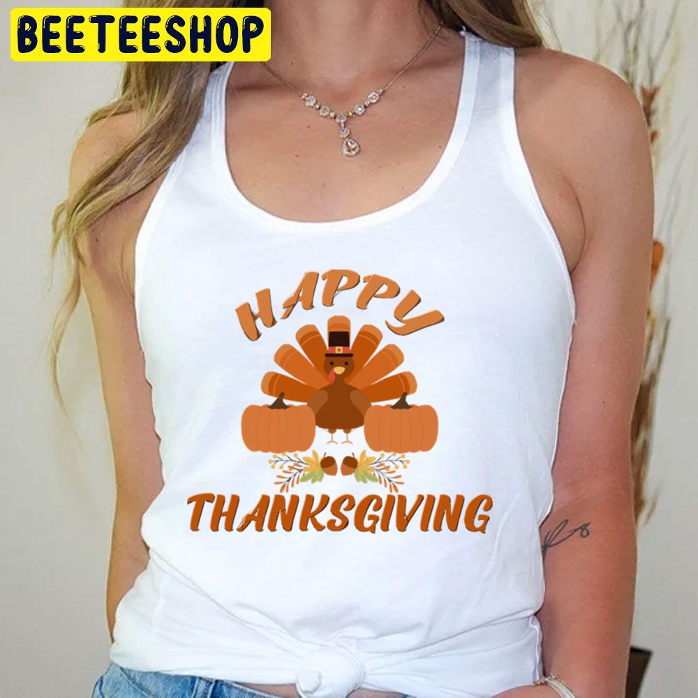 Thanksgiving Happy Eat Food Turkey Trending Unisex T-Shirt Thanksgiving Happy Eat Food Turkey Trending Unisex T-Shirt