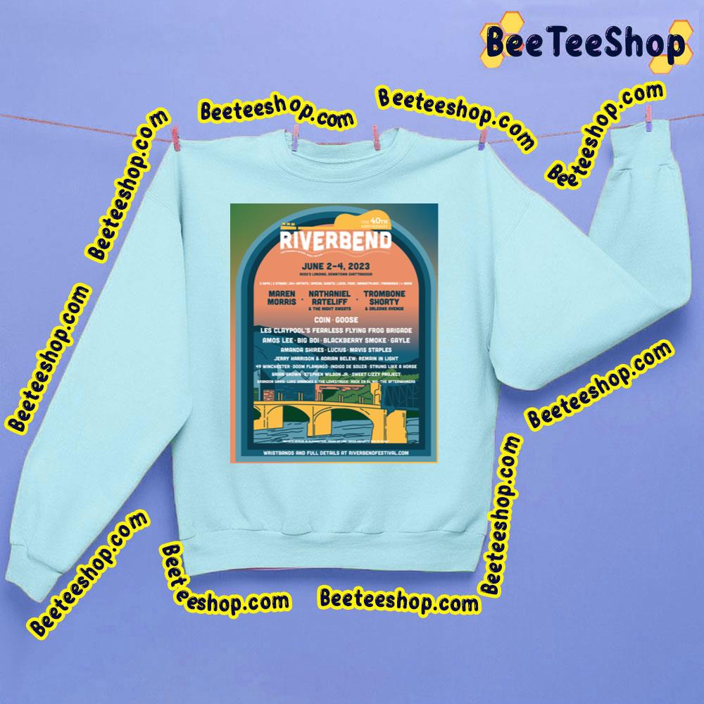 The 40th Anniversary Riverbend 2023 Trending Unisex T-Shirt The 40th Anniversary Riverbend 2023 Trending Unisex T-Shirt
