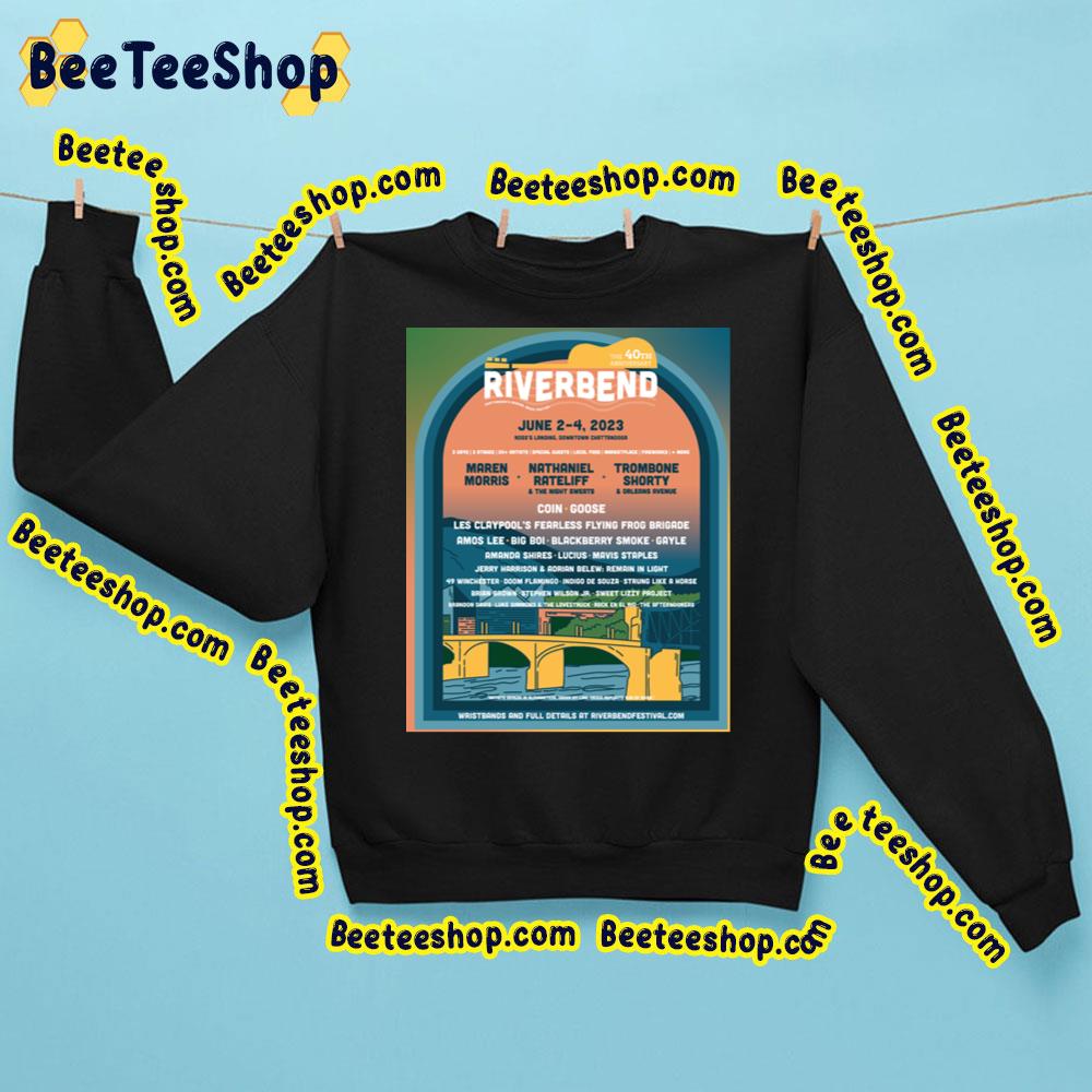 The 40th Anniversary Riverbend 2023 Trending Unisex T-Shirt The 40th Anniversary Riverbend 2023 Trending Unisex T-Shirt