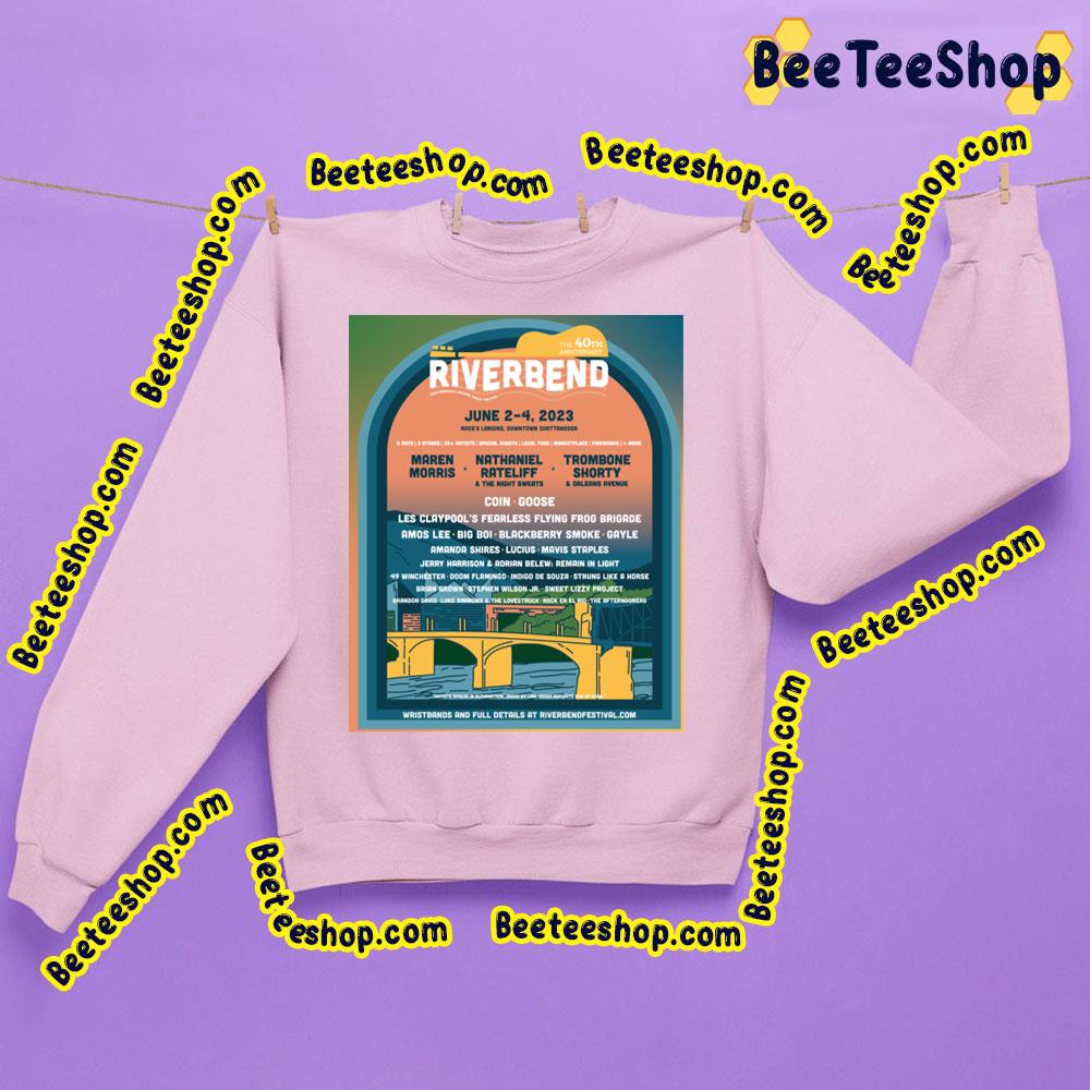 The 40th Anniversary Riverbend 2023 Trending Unisex T-Shirt The 40th Anniversary Riverbend 2023 Trending Unisex T-Shirt