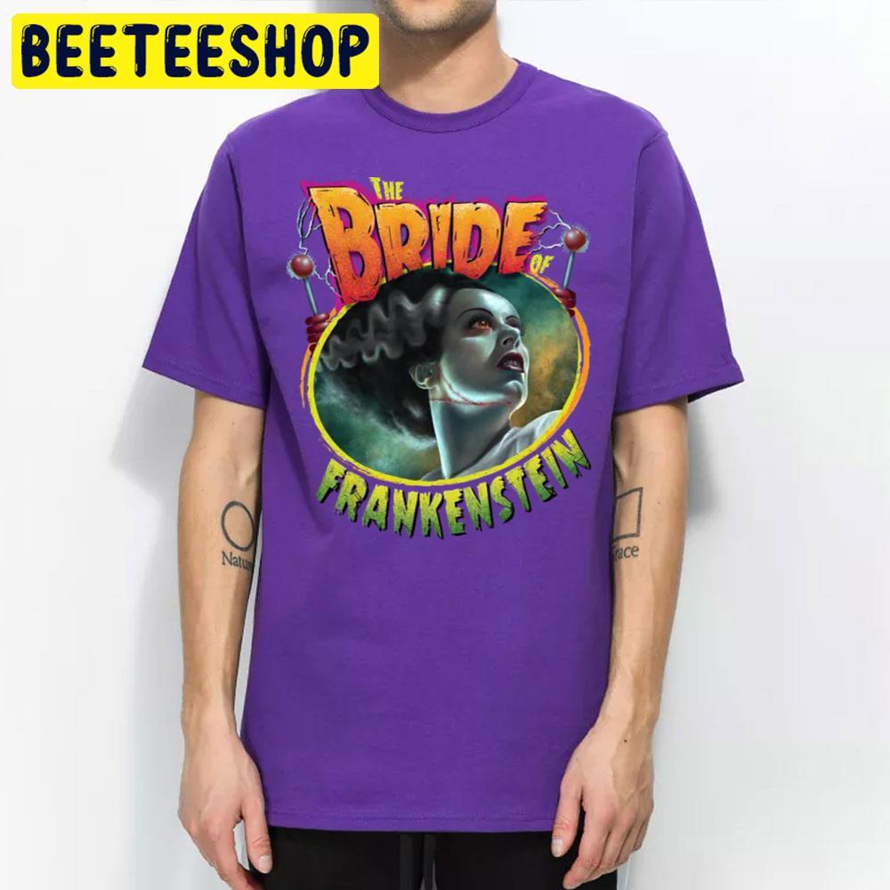 The Bride Of Frankenstein Happy Halloween Beeteeshop Trending Unisex T-Shirt The Bride Of Frankenstein Happy Halloween Beeteeshop Trending Unisex T-Shirt