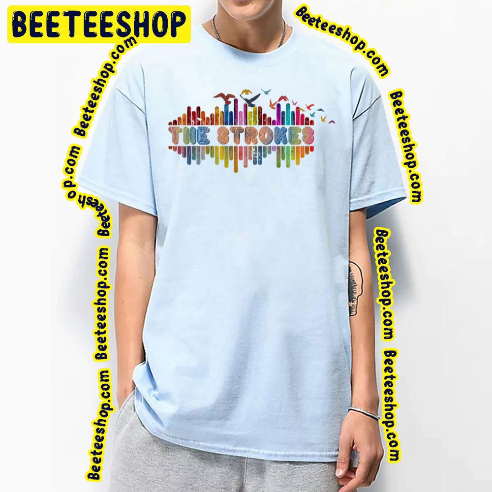 Tone Color Wave With Name The Strokes Trending Unisex T-Shirt Tone Color Wave With Name The Strokes Trending Unisex T-Shirt