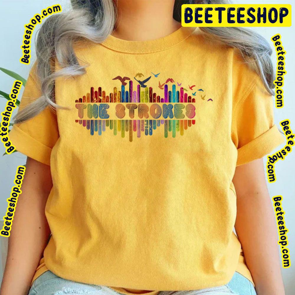 Tone Color Wave With Name The Strokes Trending Unisex T-Shirt Tone Color Wave With Name The Strokes Trending Unisex T-Shirt