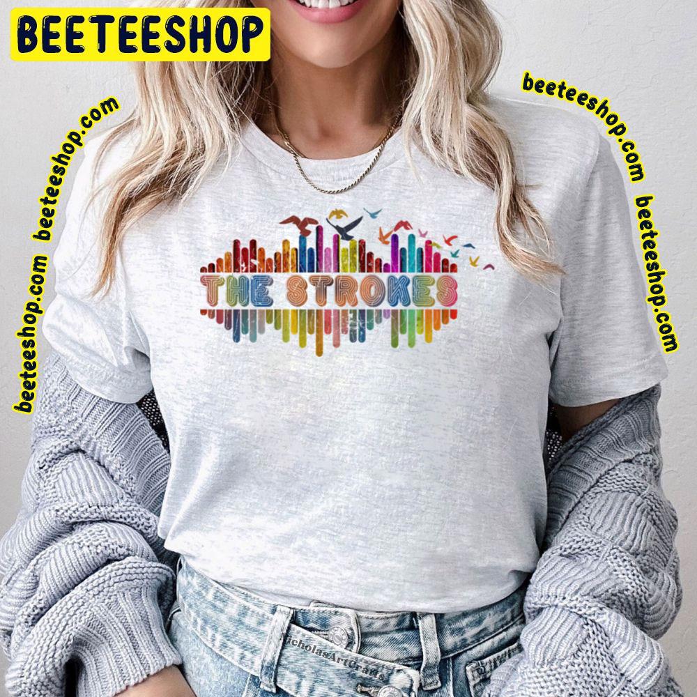 Tone Color Wave With Name The Strokes Trending Unisex T-Shirt Tone Color Wave With Name The Strokes Trending Unisex T-Shirt