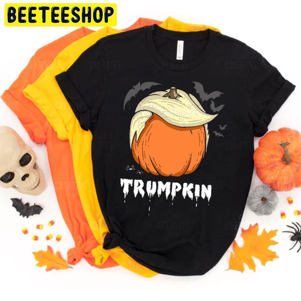 Trumpkin Donald Trump Halloween Pumpkin Beeteeshop Trending Unisex T-Shirt Trumpkin Donald Trump Halloween Pumpkin Beeteeshop Trending Unisex T-Shirt