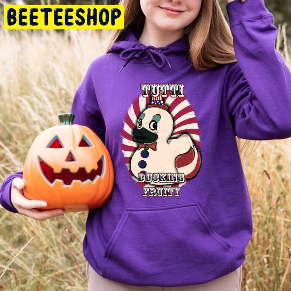 Tutti Ducking Fruity Clown House Of 1000 Corpses Happy Halloween Beeteeshop Trending Unisex T-Shirt Tutti Ducking Fruity Clown House Of 1000 Corpses Happy Halloween Beeteeshop Trending Unisex T-Shirt