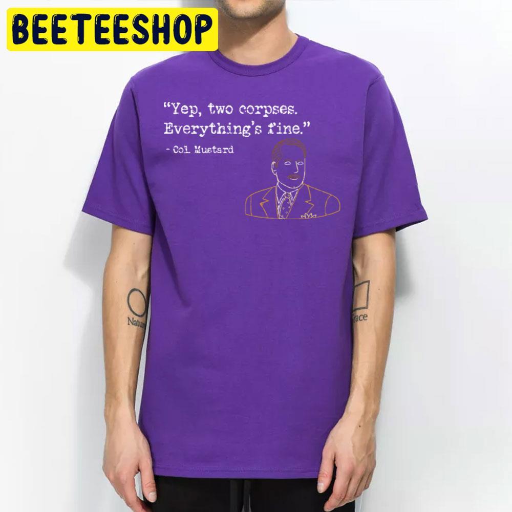 Two Corpses Clue Happy Halloween Beeteeshop Trending Unisex T-Shirt Two Corpses Clue Happy Halloween Beeteeshop Trending Unisex T-Shirt