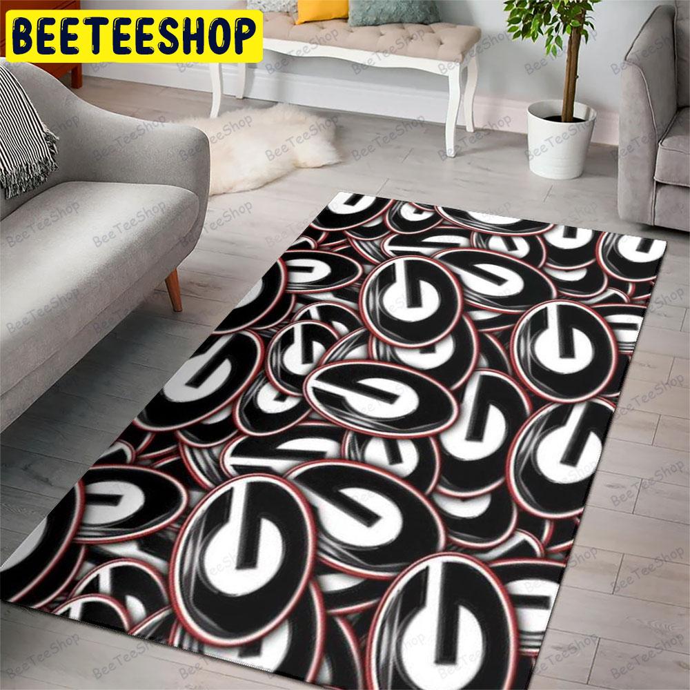 University Of Georgia 22 American Sports Teams Beeteeshop Rug Rectangle University Of Georgia 22 American Sports Teams Beeteeshop Rug Rectangle