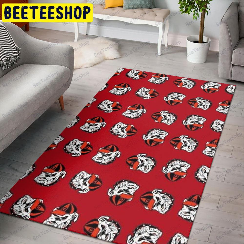 University Of Georgia 25 American Sports Teams Beeteeshop Rug Rectangle University Of Georgia 25 American Sports Teams Beeteeshop Rug Rectangle
