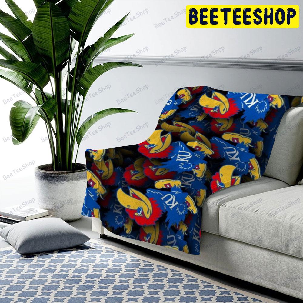 University Of Kansas Jayhawks American Sports Teams Beeteeshop US Cozy Blanket University Of Kansas Jayhawks American Sports Teams Beeteeshop US Cozy Blanket