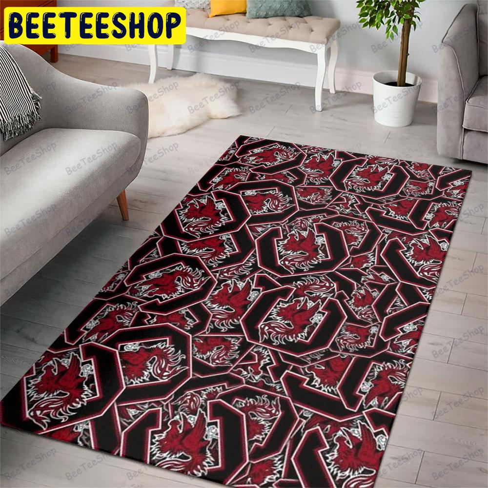 University Of South Carolina Gamecocks 22 American Sports Teams Beeteeshop Rug Rectangle University Of South Carolina Gamecocks 22 American Sports Teams Beeteeshop Rug Rectangle