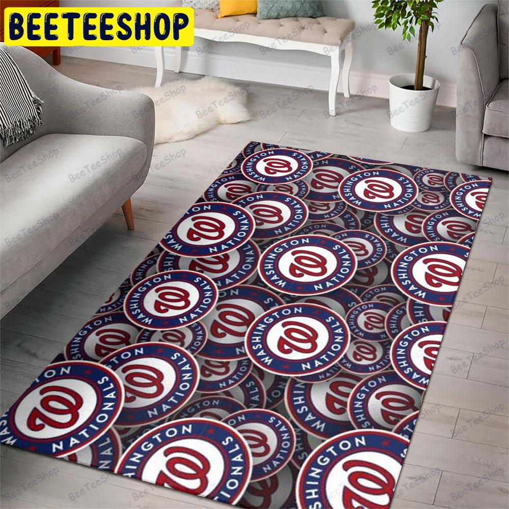 Washington Nationals 22 American Sports Teams Beeteeshop Rug Rectangle Washington Nationals 22 American Sports Teams Beeteeshop Rug Rectangle