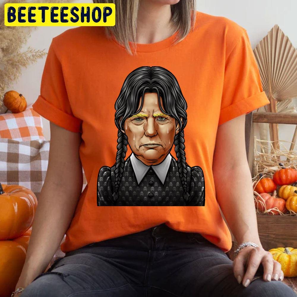 Wednesday Donald Trump Halloween Beeteeshop Trending Unisex T-Shirt Wednesday Donald Trump Halloween Beeteeshop Trending Unisex T-Shirt