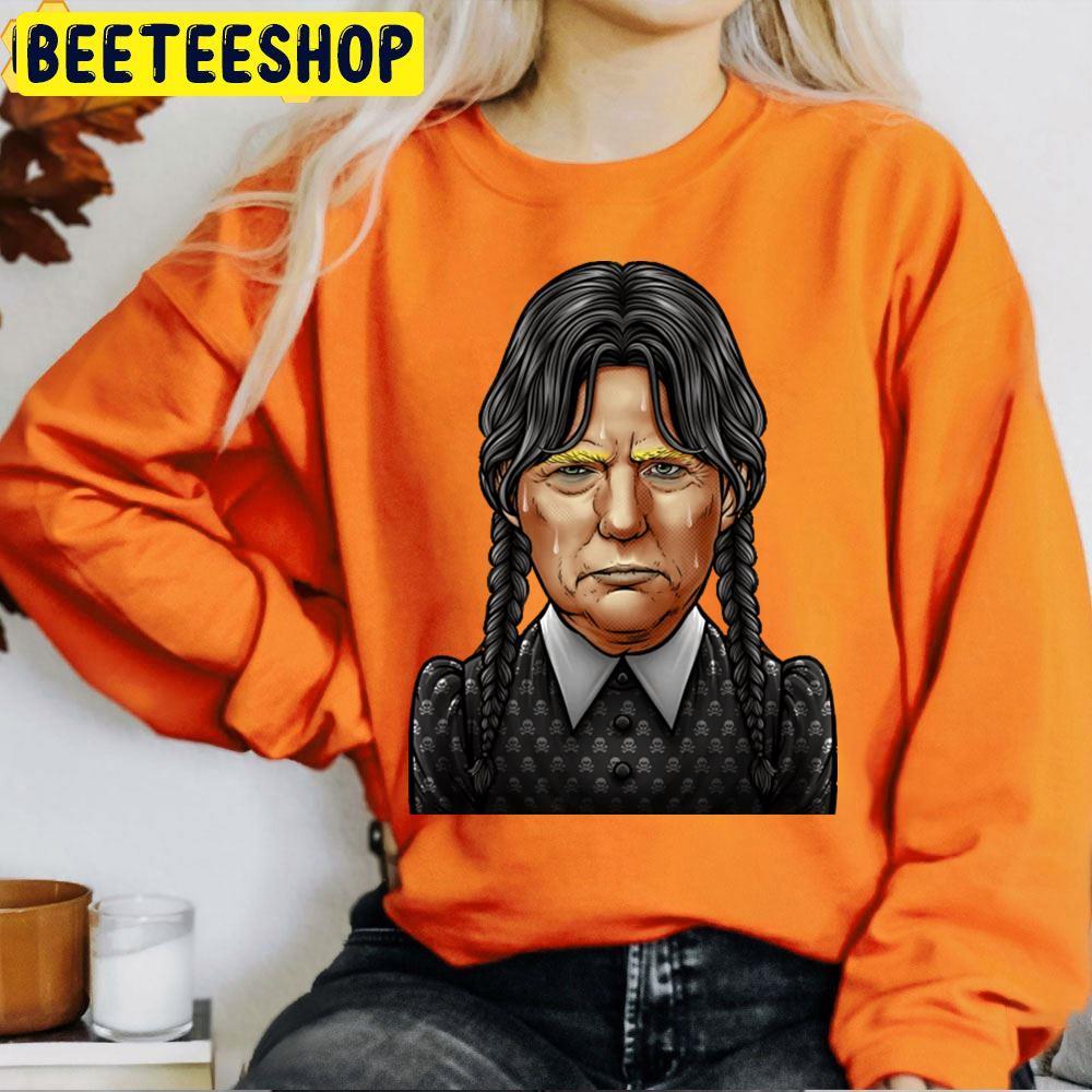 Wednesday Donald Trump Halloween Beeteeshop Trending Unisex T-Shirt Wednesday Donald Trump Halloween Beeteeshop Trending Unisex T-Shirt